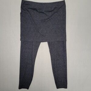 Cabi Skirt Leggings Black Speckled Activewear Pants Women's Size Medium